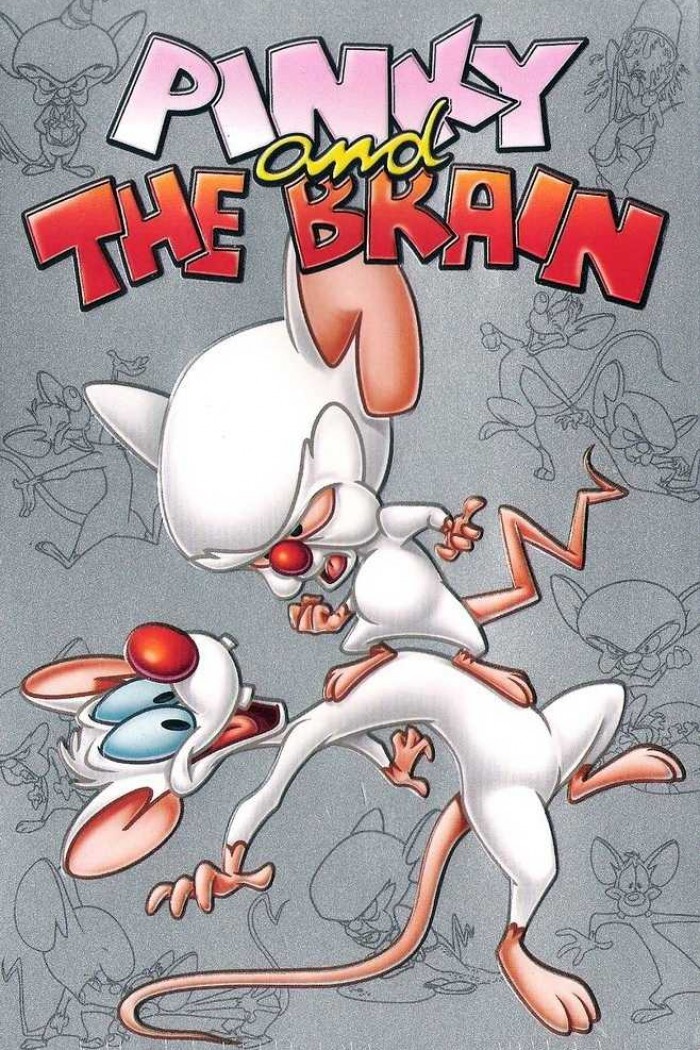Пинки и Брейн сезон 1,2,3,4 (1995-1998) 95 серий постер