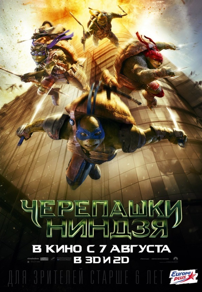 Черепашки-ниндзя / Teenage Mutant Ninja Turtles (2014) MP4 постер